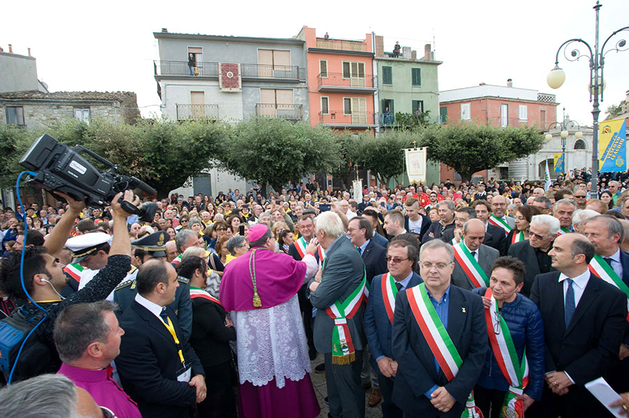 Ingresso in Diocesi del Vescovo Claudio Palumbo: l'arrivo a Trivento