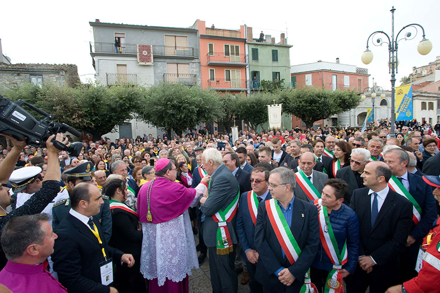 Ingresso in Diocesi del Vescovo Claudio Palumbo: l'arrivo a Trivento