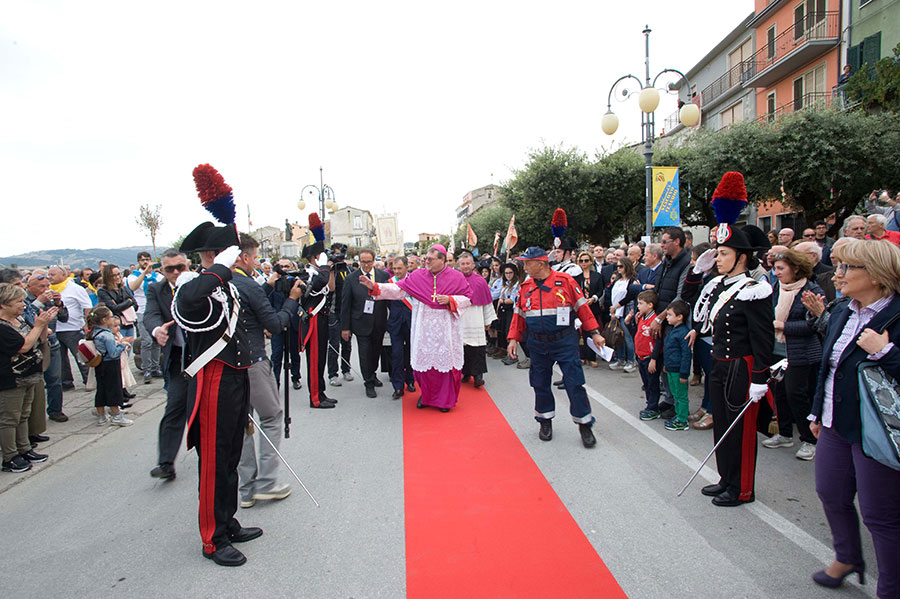 Ingresso in Diocesi del Vescovo Claudio Palumbo: l'arrivo a Trivento