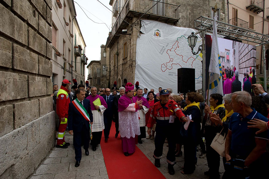 Ingresso in Diocesi del Vescovo Claudio Palumbo: l'arrivo a Trivento