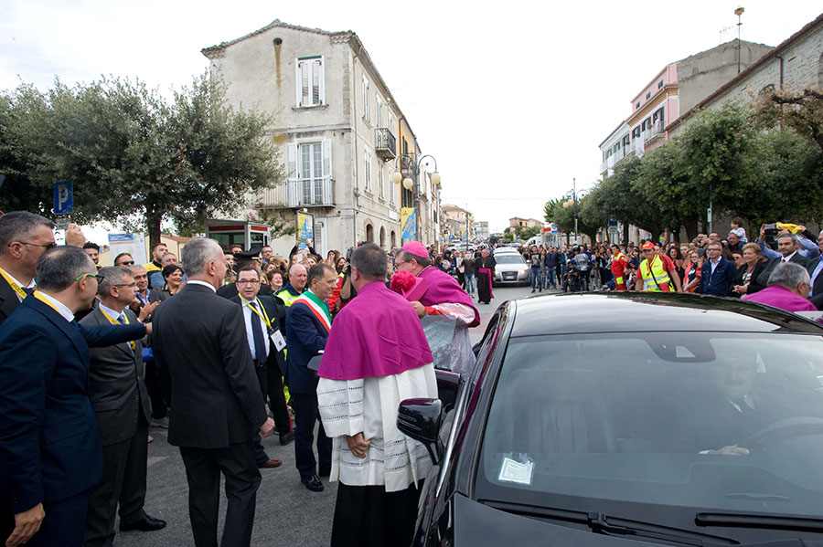 Ingresso in Diocesi del Vescovo Claudio Palumbo: l'arrivo a Trivento