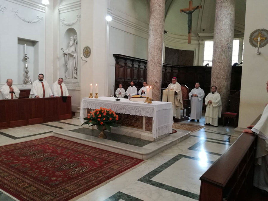 La gita del Vescovo con i giovani della Diocesi a Subiaco