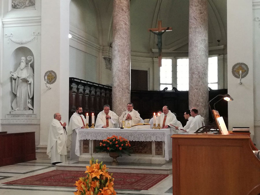 La gita del Vescovo con i giovani della Diocesi a Subiaco