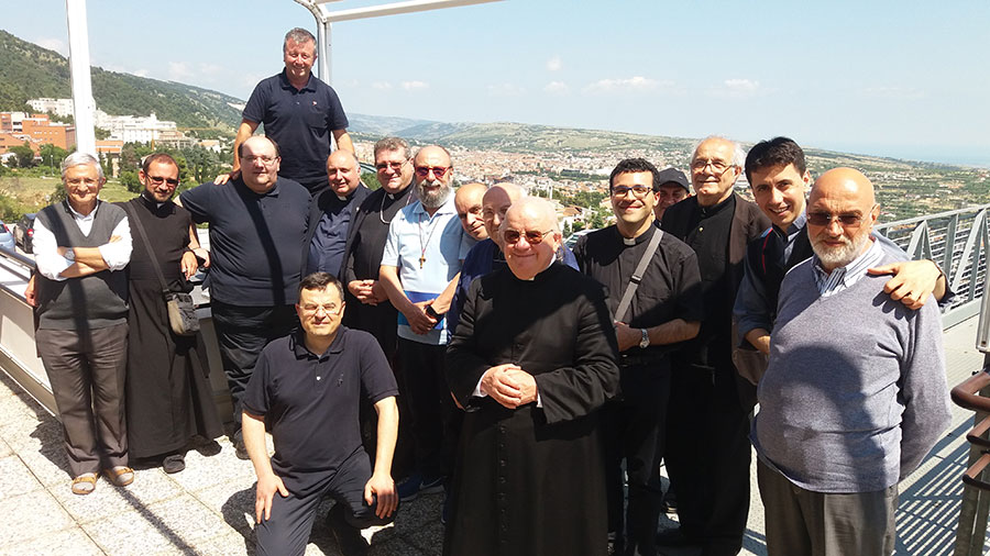 Le foto del ritiro a San Giovanni Rotondo e San Michele