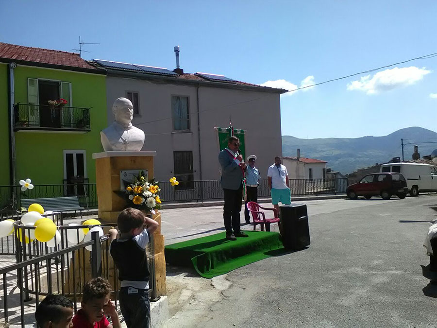 Le foto dell'inaugurazione del monumento di San Giovanni Paolo II a Belmonte