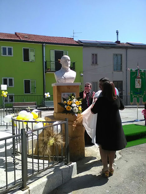 Le foto dell'inaugurazione del monumento di San Giovanni Paolo II a Belmonte