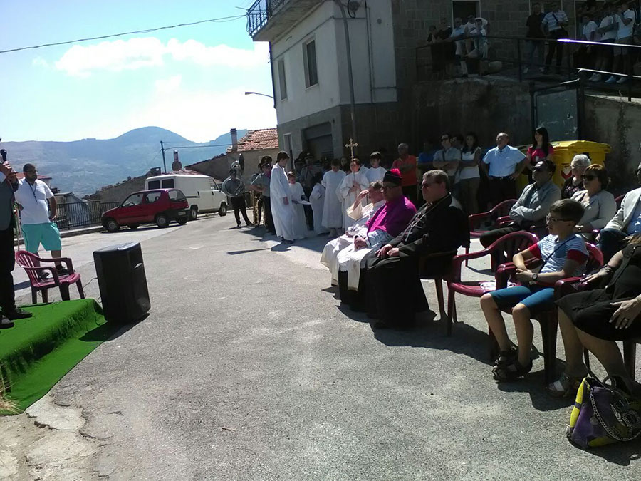 Le foto dell'inaugurazione del monumento di San Giovanni Paolo II a Belmonte