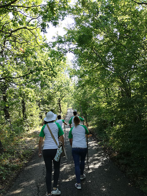 Salita verso Montefalcone