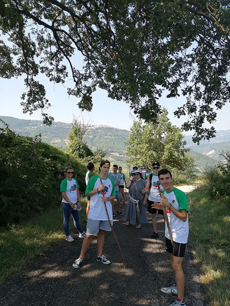 Salita verso Montefalcone