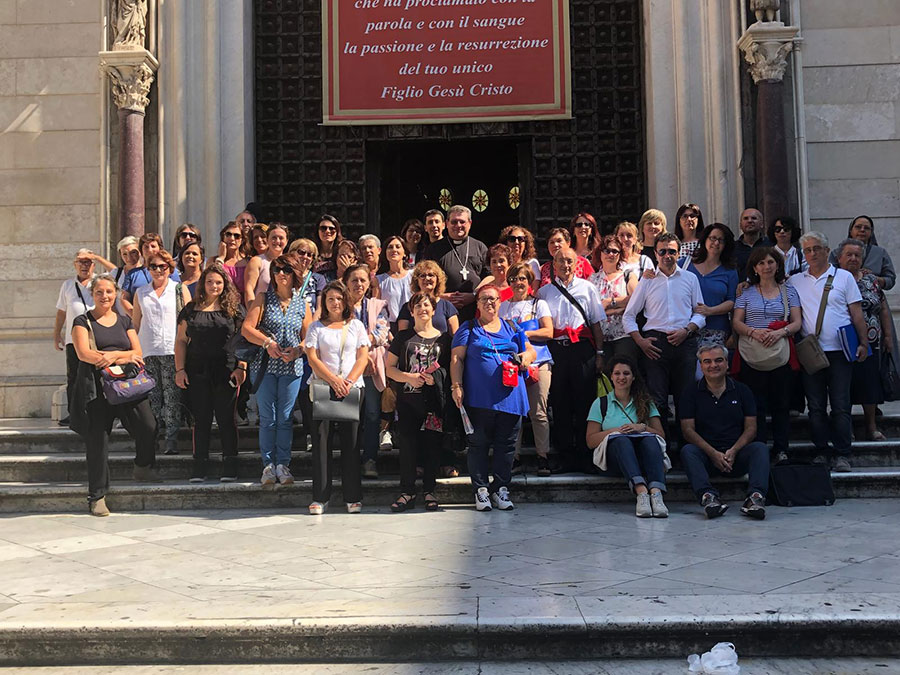 Gita a Napoli del Coro della Cattedrale insieme con il Vescovo Claudio