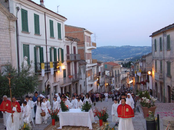 L'infiorata del Corpus Domini a Trivento