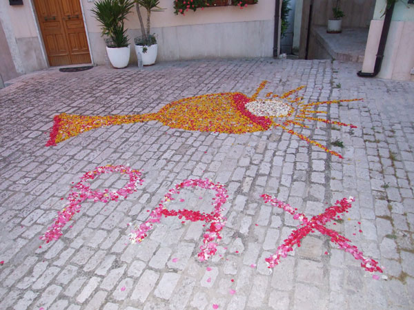 L'infiorata del Corpus Domini a Trivento