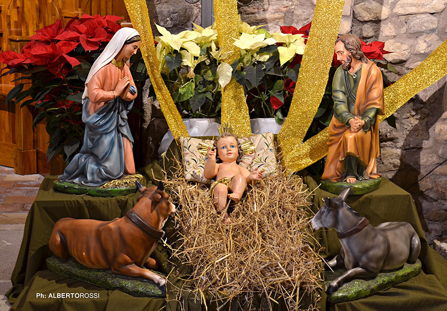 Il presepe del Santuario di Canneto