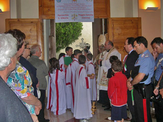 Festa a Poggio Sannita per la campana Maria SS. delle Grazie che è tornate a suonare