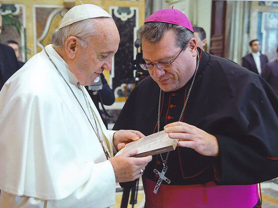 Mons. Claudio Palumbo ha incontrato Sua Santità Papa Francesco