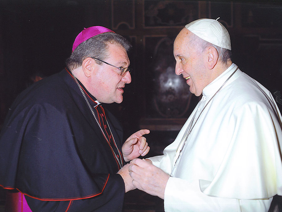 Mons. Claudio Palumbo ha incontrato Sua Santità Papa Francesco