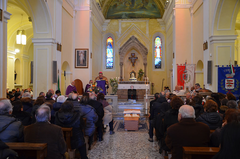 I funerali di don Rosario D'Ambrosio