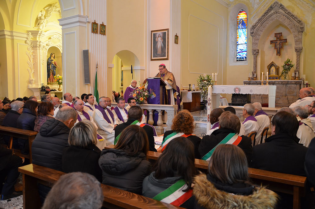 I funerali di don Rosario D'Ambrosio