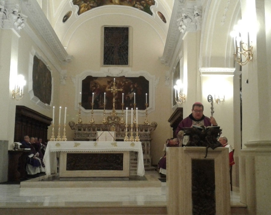 La messa in occasione del primo anniversario della morte di don Antonino Scarano