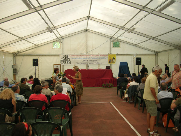 Panoramica della tensostruttura