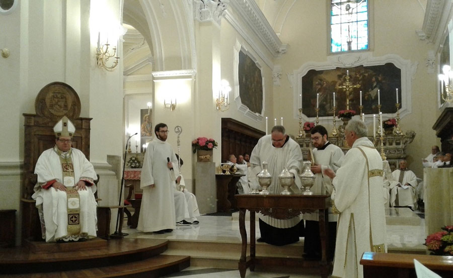 La messa crismale in Cattedrale