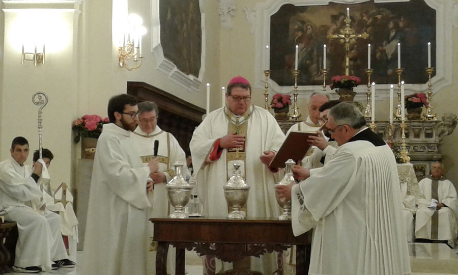 La messa crismale in Cattedrale