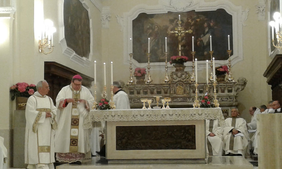 La messa crismale in Cattedrale