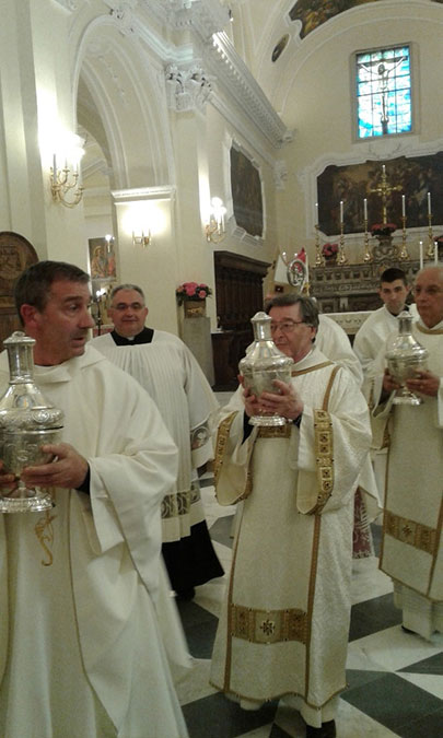 La messa crismale in Cattedrale