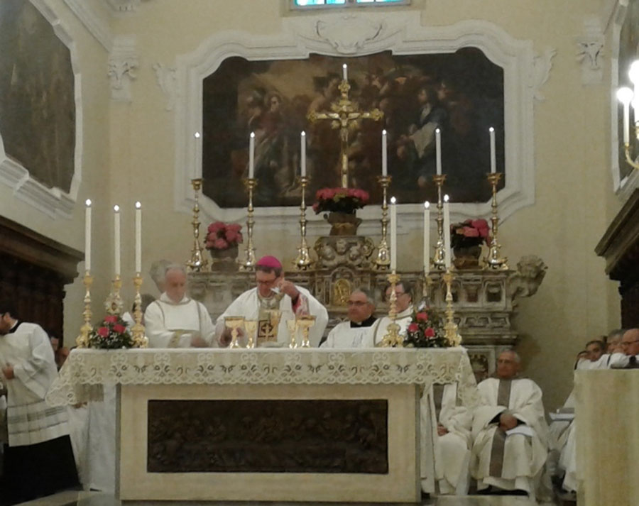 La messa crismale in Cattedrale