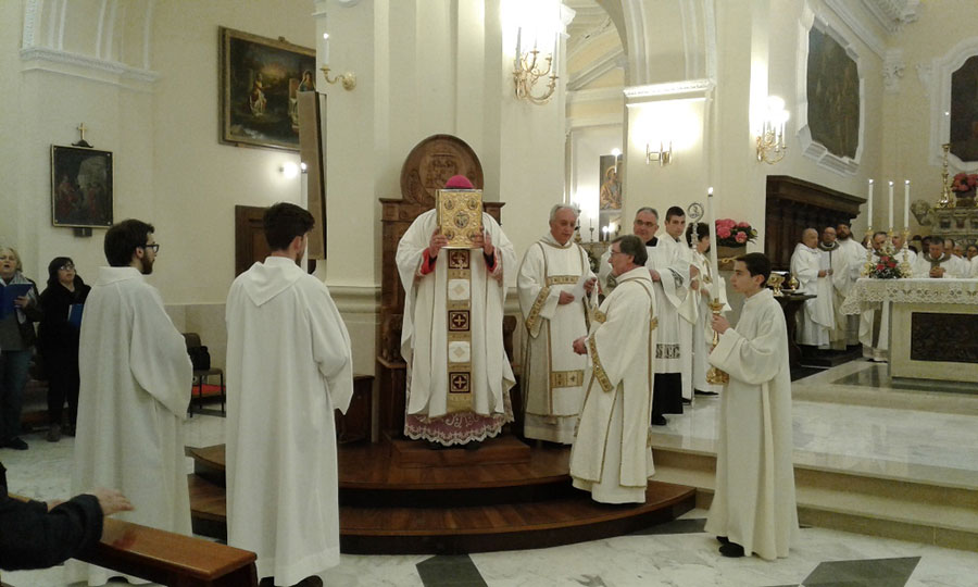 La messa crismale in Cattedrale