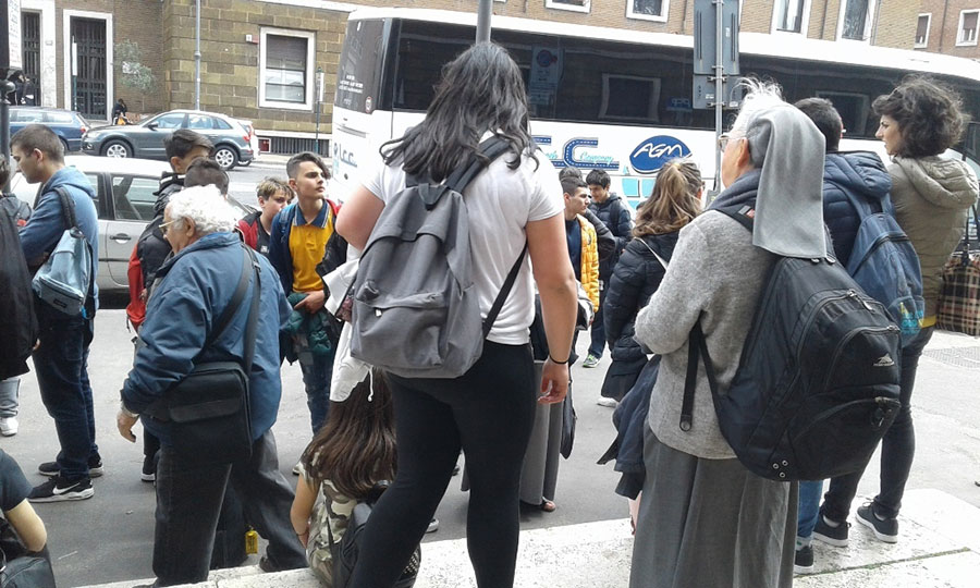 Viaggio della pastorale giovanile a Roma