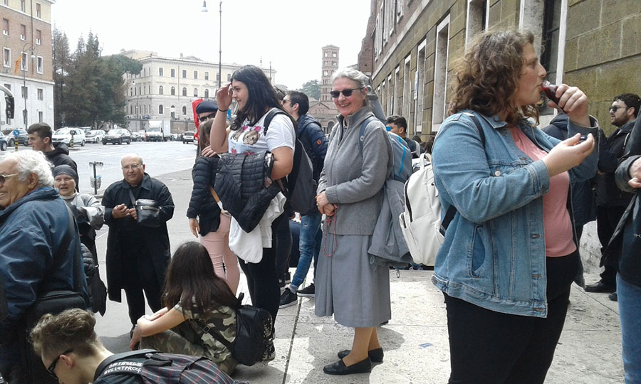 Viaggio della pastorale giovanile a Roma