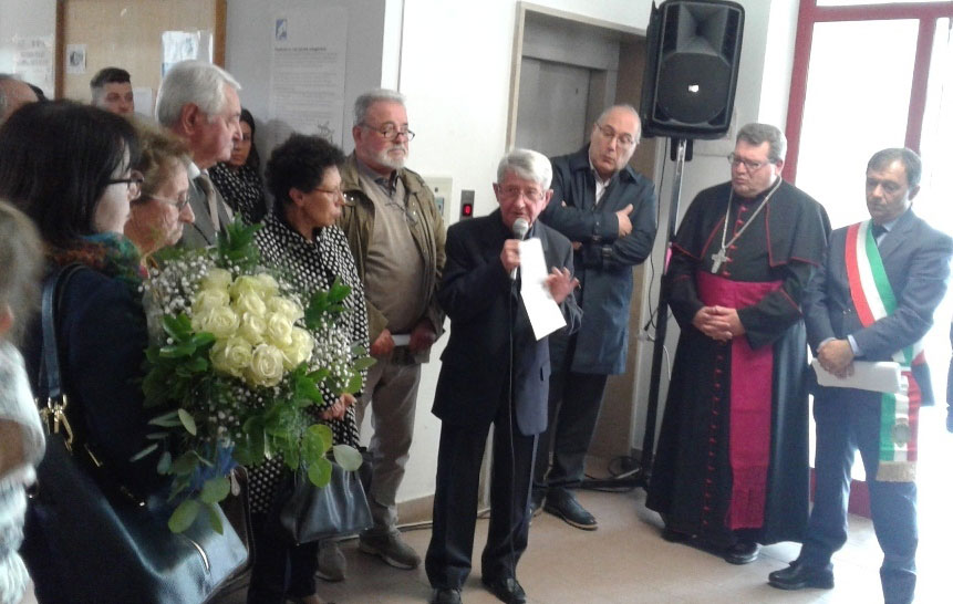 Cerimonia di intitolazione del Poliambulatorio di Trivento a Rita Fossaceca