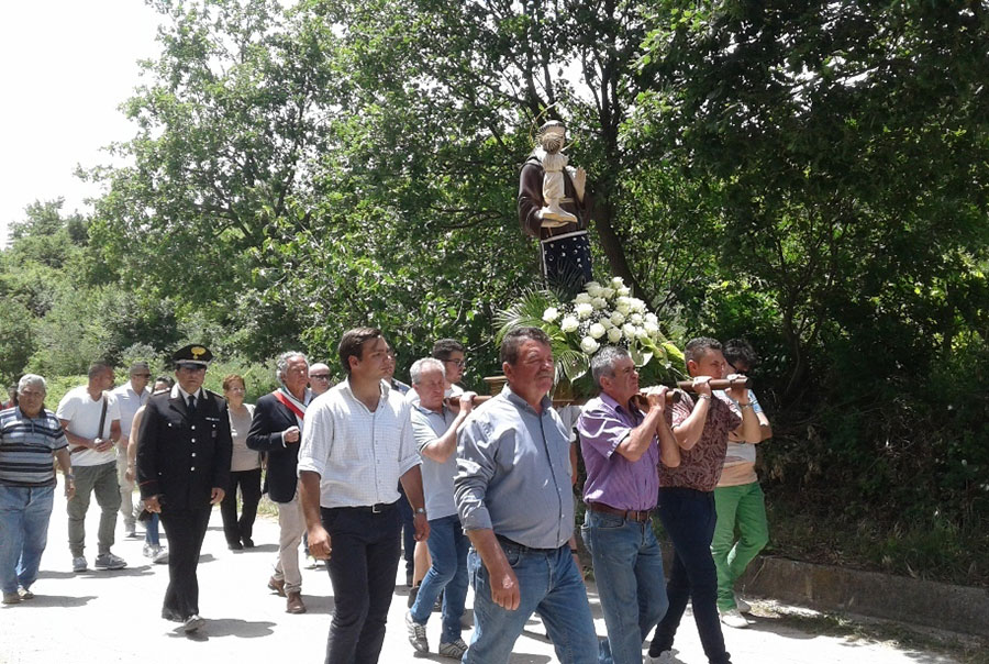 La festa di S. Antonio da Padova a C.da Fonte del Cerro