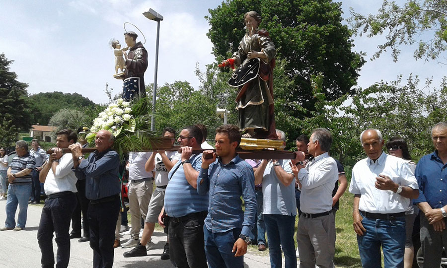 La festa di S. Antonio da Padova a C.da Fonte del Cerro
