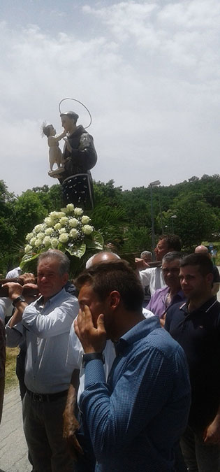 La festa di S. Antonio da Padova a C.da Fonte del Cerro