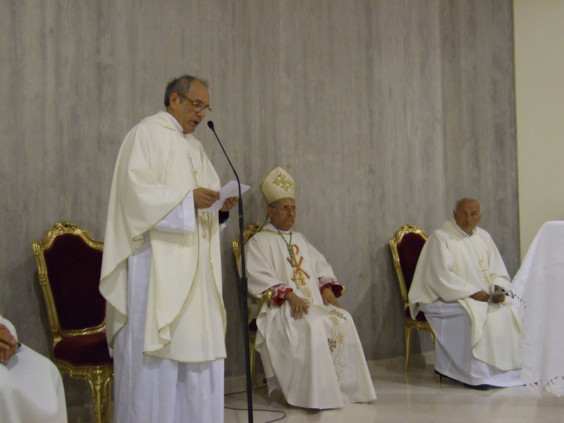 L'inaugurazione della chiesa dedicata a San Casto