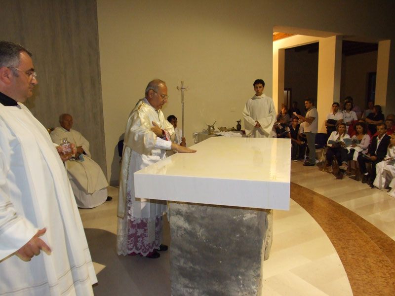 L'inaugurazione della chiesa dedicata a San Casto