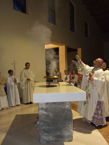 L'inaugurazione della chiesa dedicata a San Casto