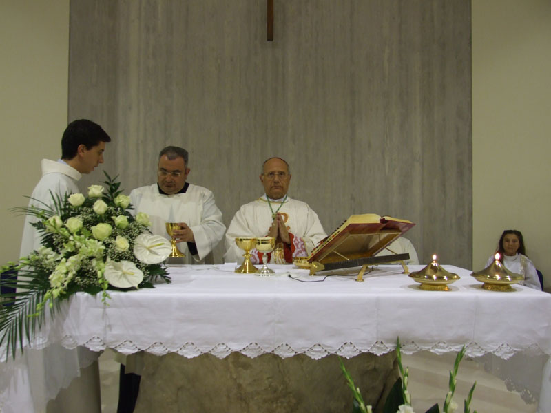 L'inaugurazione della chiesa dedicata a San Casto