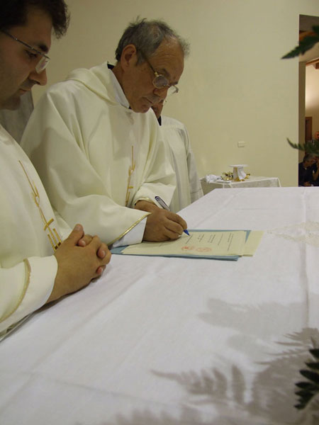 L'inaugurazione della chiesa dedicata a San Casto