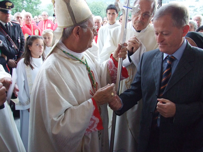 L'inaugurazione della chiesa dedicata a San Casto