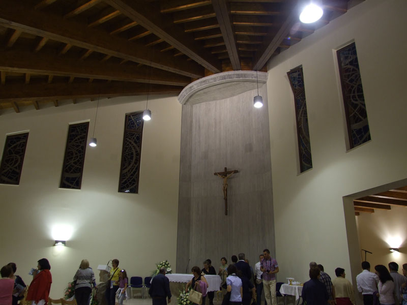 L'inaugurazione della chiesa dedicata a San Casto