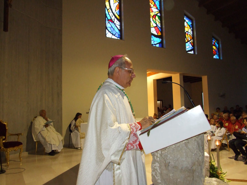 L'inaugurazione della chiesa dedicata a San Casto