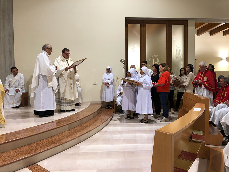 Consacrazione del nuovo altare di San Casto