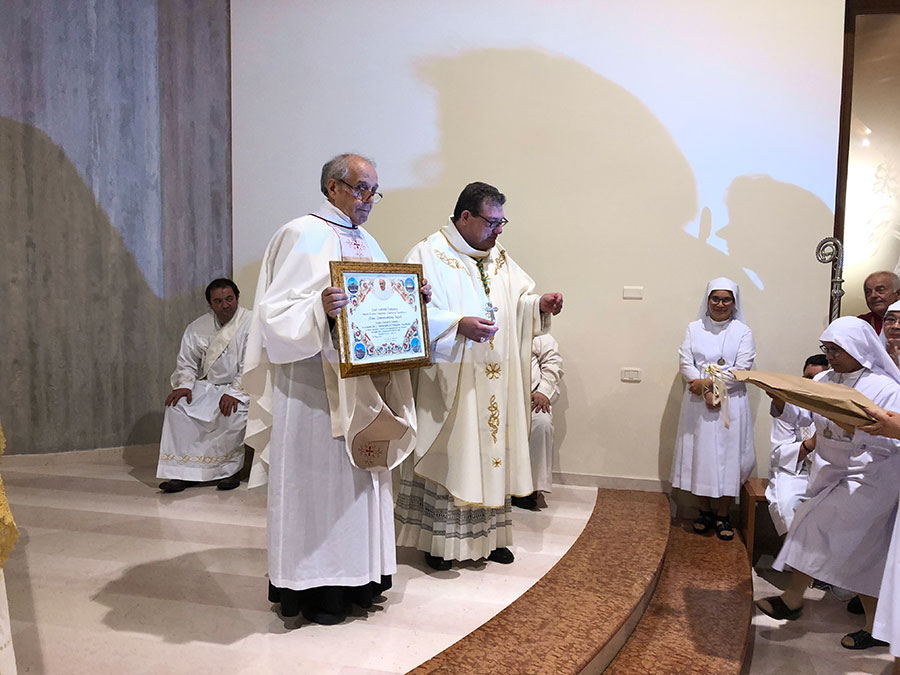 Consacrazione del nuovo altare di San Casto