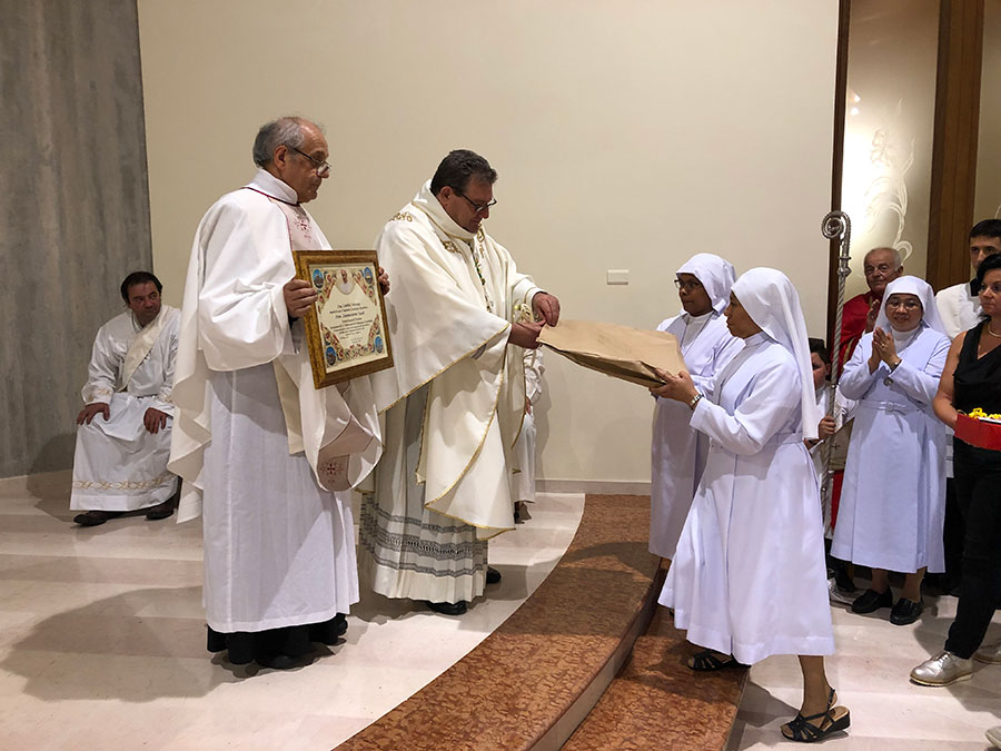 Consacrazione del nuovo altare di San Casto