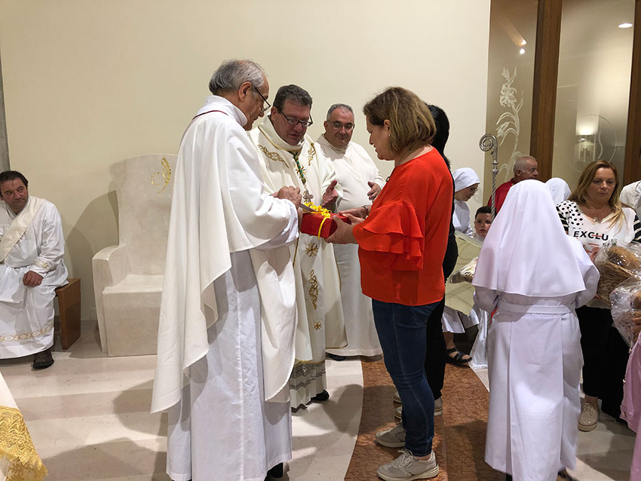 Consacrazione del nuovo altare di San Casto