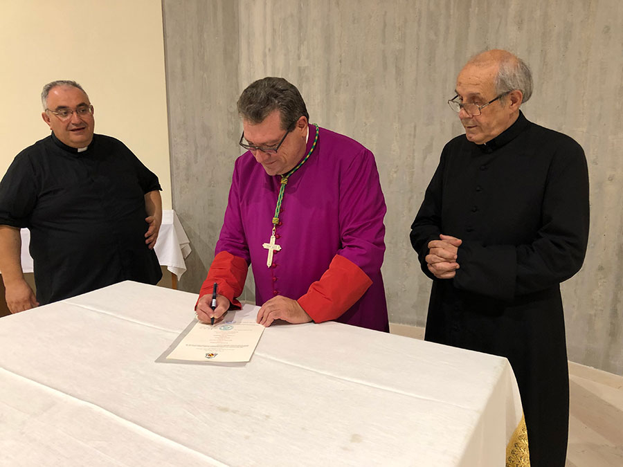 Consacrazione del nuovo altare di San Casto
