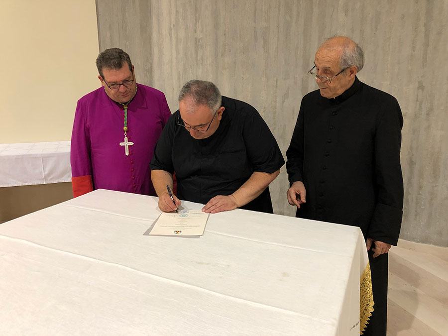 Consacrazione del nuovo altare di San Casto